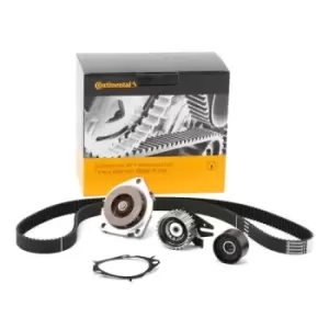 Image of CONTITECH Water Pump + Timing Belt Kit CT1155WP1 OPEL,FIAT,SUZUKI,COMBO Kasten/Kombi (X12),Combo Combi / Tour (X12),GRANDE PUNTO (199)