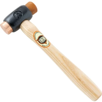 03-208 25MM Copper Hide Hammer with Wood Handle - Thor