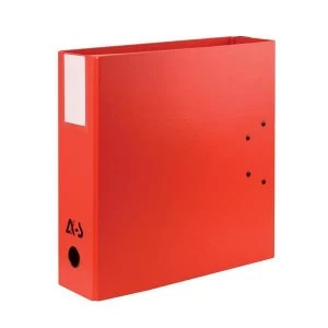 Image of Arianex Double Capacity Lever Arch Files File with A-Z Dividers 2x50mm Spines A4 Red Ref DA4-RD