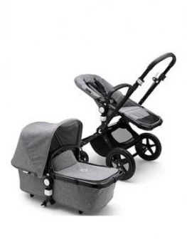 image of Bugaboo Cameleon3Plus Complete Black/Grey Melange-Grey Melan