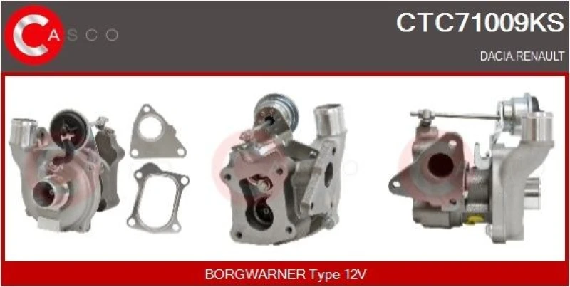 Image of CASCO Turbocharger CASCO CTC71009KS