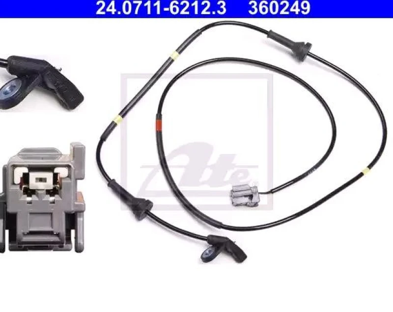 Image of ATE 24.0711-6212.3 ABS Sensor Sensor,wheel speed (412)