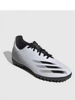 Image of Adidas X Ghosted.4 Astro Turf Football Boots - White