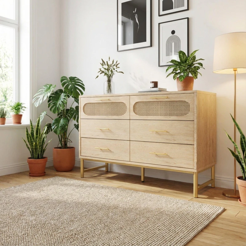 Image of Urban Meuble Modern Beige Chest of Drawers Beige unisex One Size