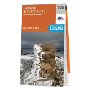 Image of Map of Lanark & Tinto Hills