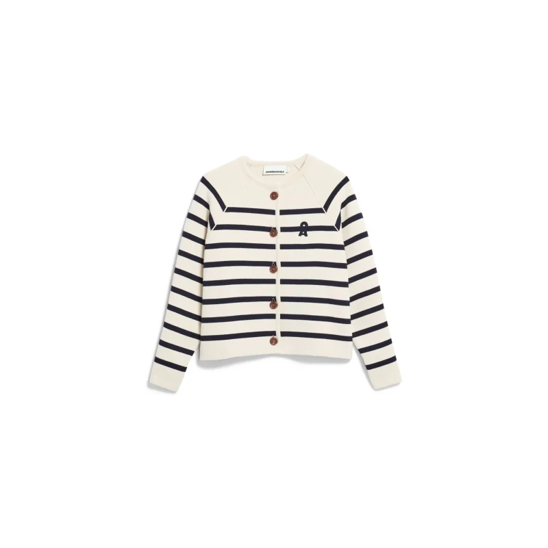 Image of ARMEDANGELS Womens jacket Armedangels Cardigan Raye Beige Female XS