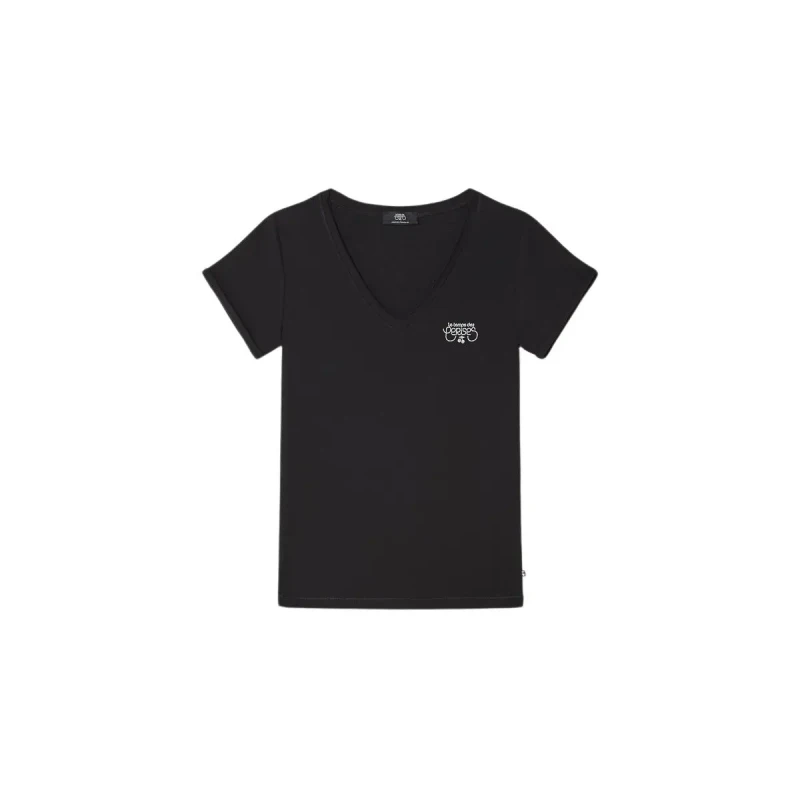 Image of Le Temps des cerises Womens T-Shirt Le Temps des cerises Smallvtrame Noir Female XS