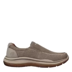 Image of Skechers Expected 2.0 Cowen Mens Slip On Trainers - Nude