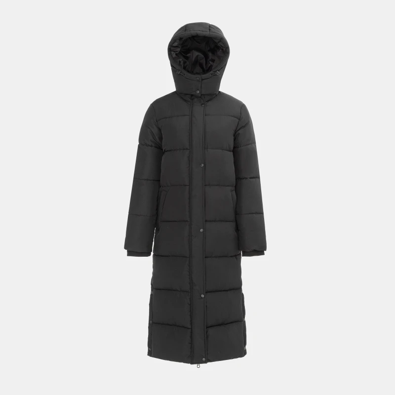 Image of Slazenger Womens Slaz Insulated Water-Resistant Padded Puffer Jacket Black female 8 (36)