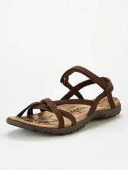 image of Trespass Kimbra Leather Sandal - Brown