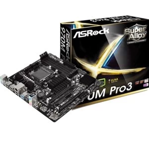 image of ASRock 970M Pro3 AMD Socket AM3/AM3+ Micro ATX DDR3 USB 3.1 Motherboard