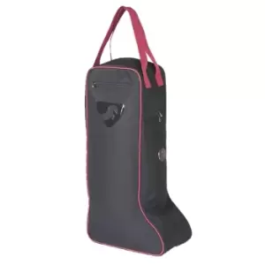 Image of Aubrion Logo Boot Bag (One Size) (Charcoal)