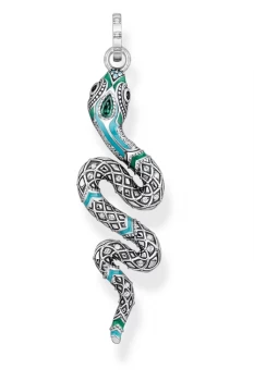 Image of Ladies Thomas Sabo Sterling Silver Glam & Soul Snake Pendant PE804-845-17