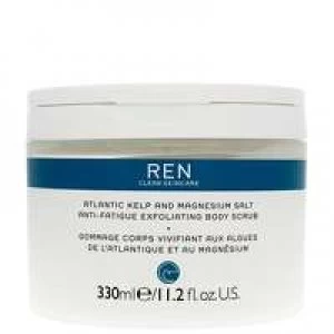 image of REN Clean Skincare Body Atlantic Kelp and Magnesium Salt Anti-Fatigue Exfoliating Body Scrub 330ml / 11.2 fl.oz.