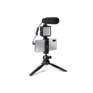Image of Maono Professional Vlog Microphone With LED Light and Tripod