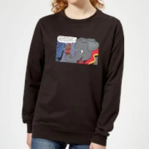 Image of Dumbo Rich and Famous Womens Sweatshirt - Black