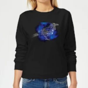 Image of Harry Potter Ravenclaw Geometric Womens Sweatshirt - Black - 4XL - Black