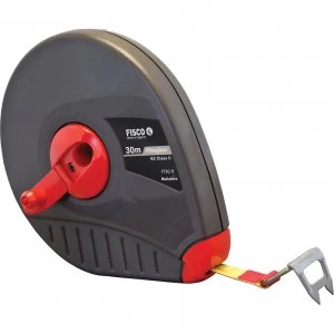 image of Fisco Futura Fibreglass Tape Measure Imperial & Metric 30m 13mm