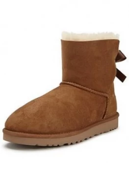 Image of UGG Mini Bailey II Bow Boot Chestnut Size 3 Women