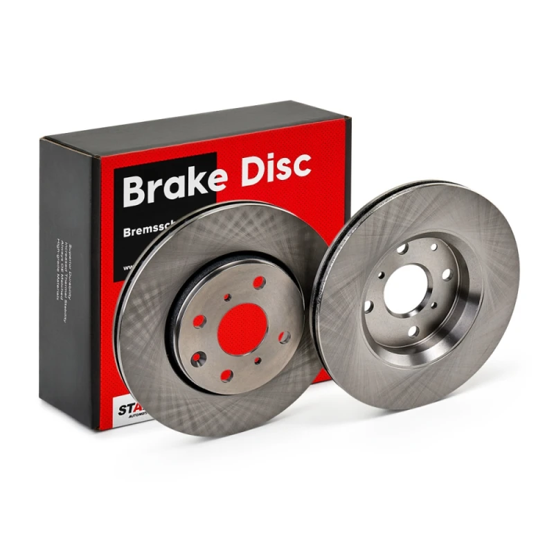 Image of STARK SKBD-0020051 Brake disc Front Axle, Vented, Cast Iron, Uncoated, Untreated, without bolts/screws Cast Iron Brake Disc (82)