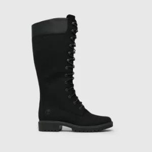Image of Timberland Black Premium 14 In Wp Boots