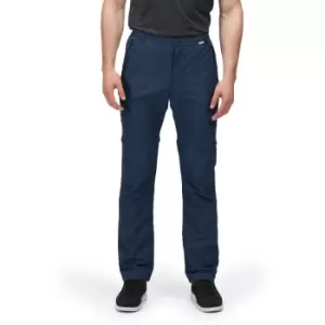 Image of Regatta Mens Leesville Zip Off Lightweight Walking Trousers 32R - Waist 32' (81cm), Inside Leg 32'
