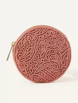 image of Accessorize Circle Beaded Coin Purse