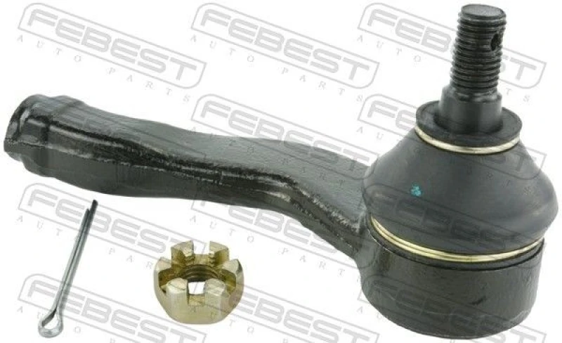 Image of FEBEST 0121-QNC20LH Track rod end Front Axle Left Tie Rod End (914)