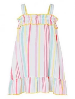 Image of Monsoon S.E.W. Baby Girls Sorbet Dress - Multi, Size 3-6 Months