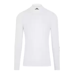 Image of J Lindeberg Golf Base Layer Top - White
