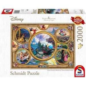 Image of Thomas Kinkade: Disney - Dreams Collection 2000 Piece Jigsaw Puzzle