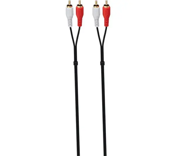 image of Logik L15RCA223 2x RCA Cable 1.5m