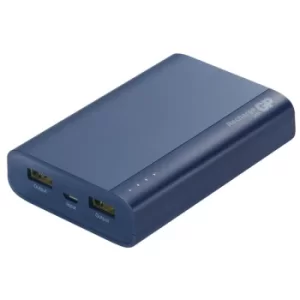 image of GP Batteries GPACCB07A000 B-Series Portable PowerBank, 7,500mAh Blue