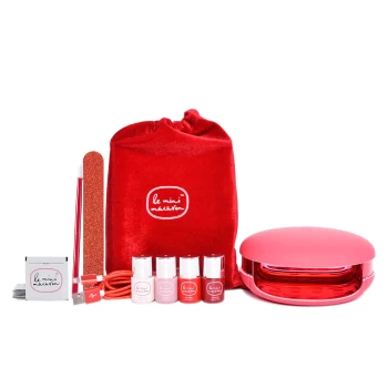 image of Le Mini Macaron Le Maxi Rouge & Moi - Limited Edition Deluxe Gel Manicure Set