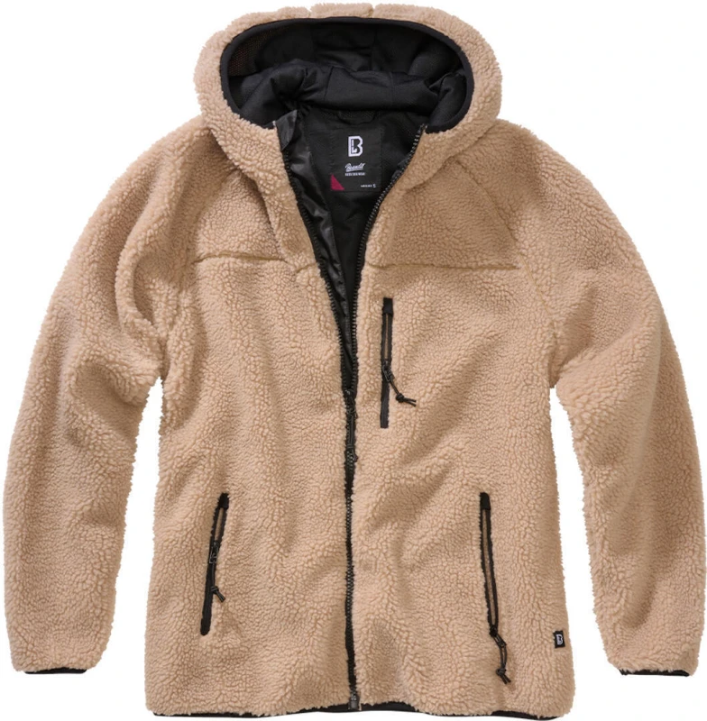 Image of Brandit Teddyfleece Ladies Jacket, brown, Size M for Women