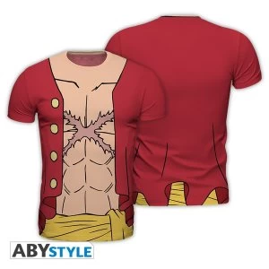 image of One Piece - Luffy New World Mens X-Large T-Shirt