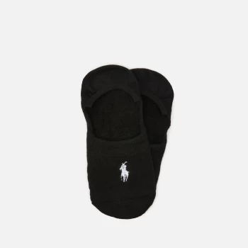 Image of Polo Ralph Lauren Womens Cushion Trainer Socks 3 Pack - Black/White