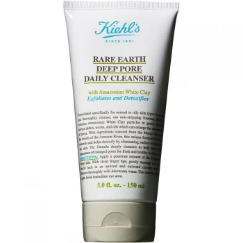 image of Kiehls Rare Earth Purifying Cleanser, 150ml - Cleanser