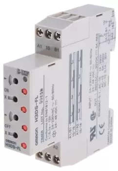 Image of Omron Multi Function Timer Relay, Flicker OFF, Flicker ON, 24 230 V ac, 24 48V dc 0.1 s 12h,