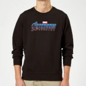 Image of Avengers Endgame Logo Sweatshirt - Black - XL