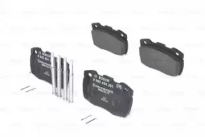 Image of Bosch 0986494291 BP1246 Brake Pad Set Disc Brake Front Axle