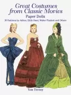 Image of great costumes from classic movies paper dolls 30 fashions by adrian edith
