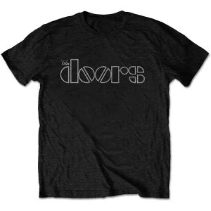 Image of The Doors - Logo Mens Large T-Shirt - Black