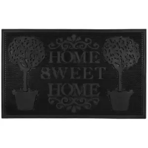 image of JVL Rubber Mat - 45x75cm approx, Home Sweet Home