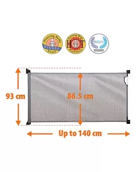 image of Dreambaby 0cm -140cm Retractable Gate