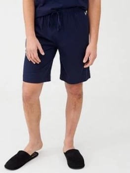 image of Polo Ralph Lauren Jersey Lounge Shorts - Navy, Size XL, Men