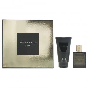 image of Cristiano Ronaldo Legacy Gift Set 50ml Eau de Toilette + 150ml Shower Gel