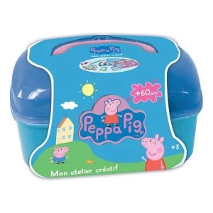 Image of Peppa Pig My Creative Workshop with 60 Piece Creative Accessories Kit