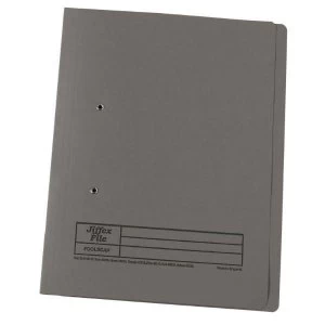 Image of Rexel Jiffex Foolscap Transfer File Grey PK50