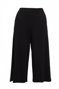 Image of Great Plains Polly Ponte Culottes Black